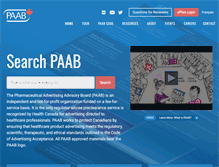 Tablet Screenshot of paab.ca